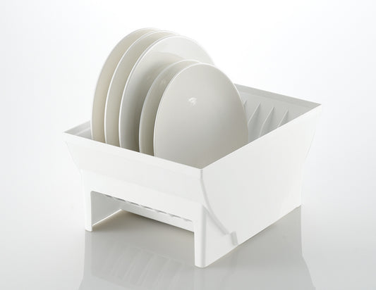 Richell Totono Drawer Dish Stand Wide White