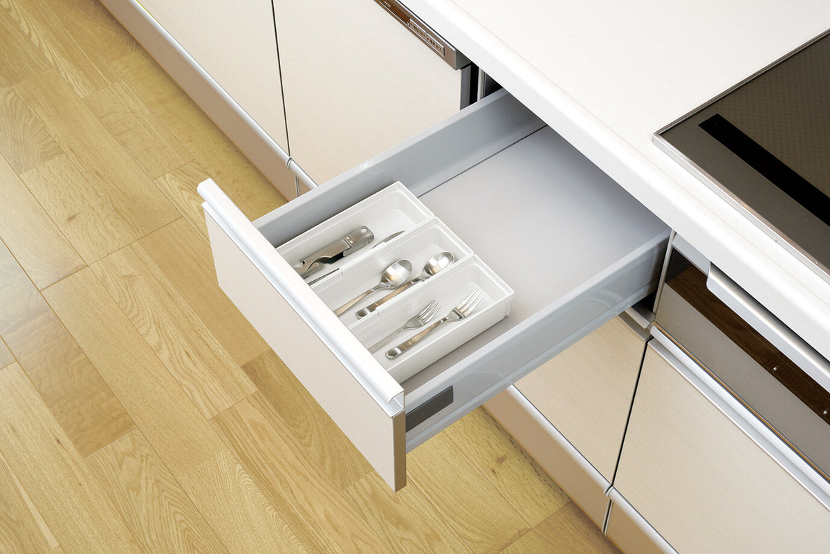Richell Totono Cutlery Pocket for Drawers Mini White