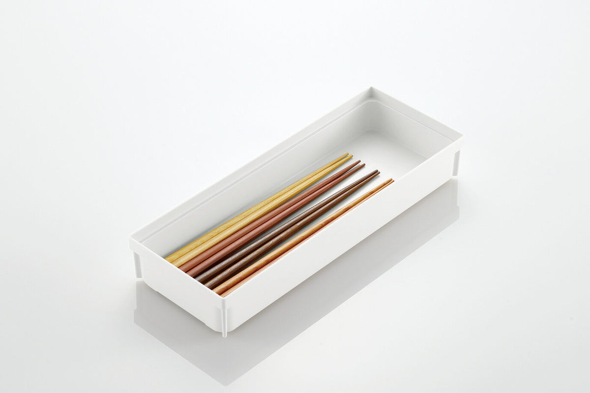Richell Totono Cutlery Drawer Organizer Pocket White