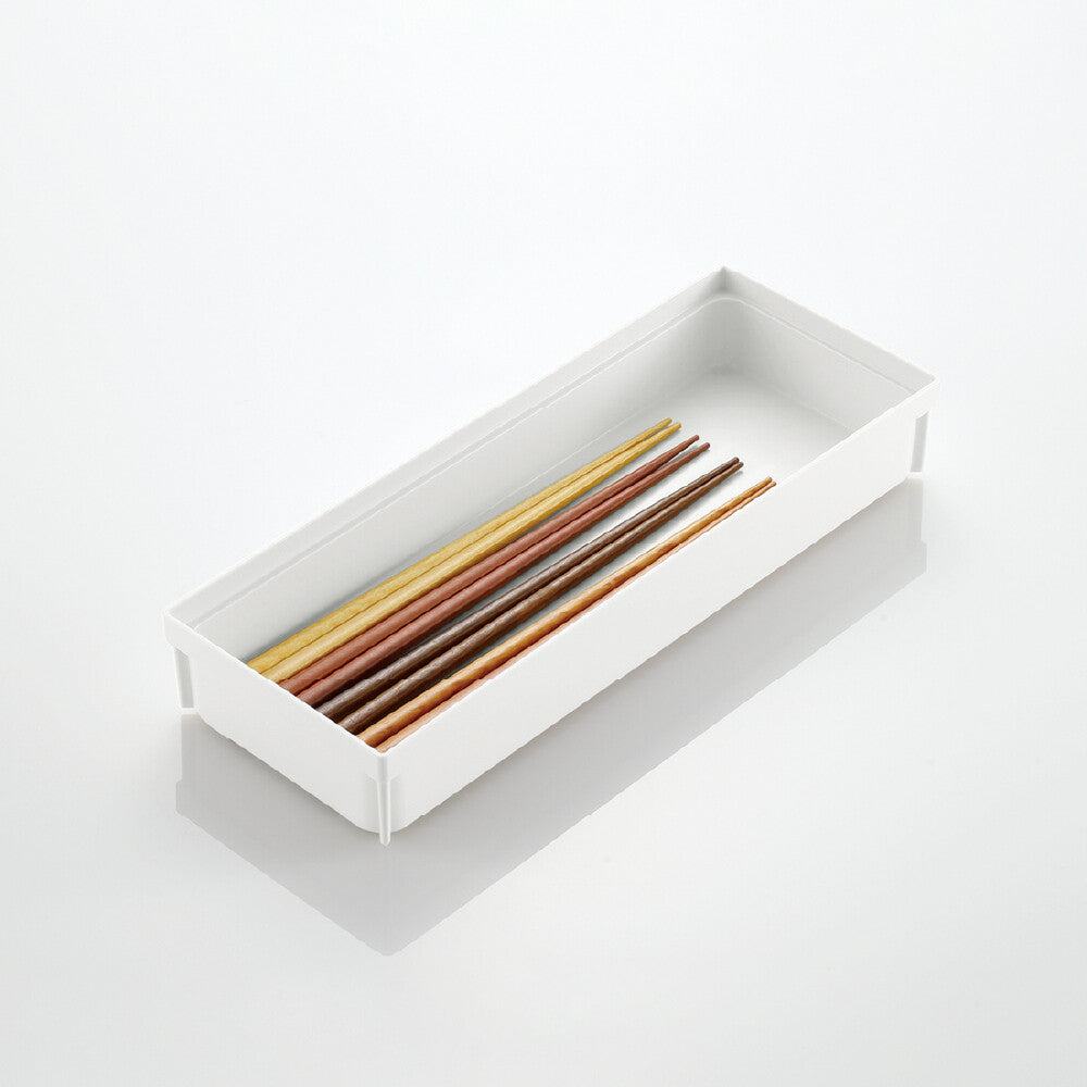 Richell Totono Cutlery Drawer Organizer Pocket White