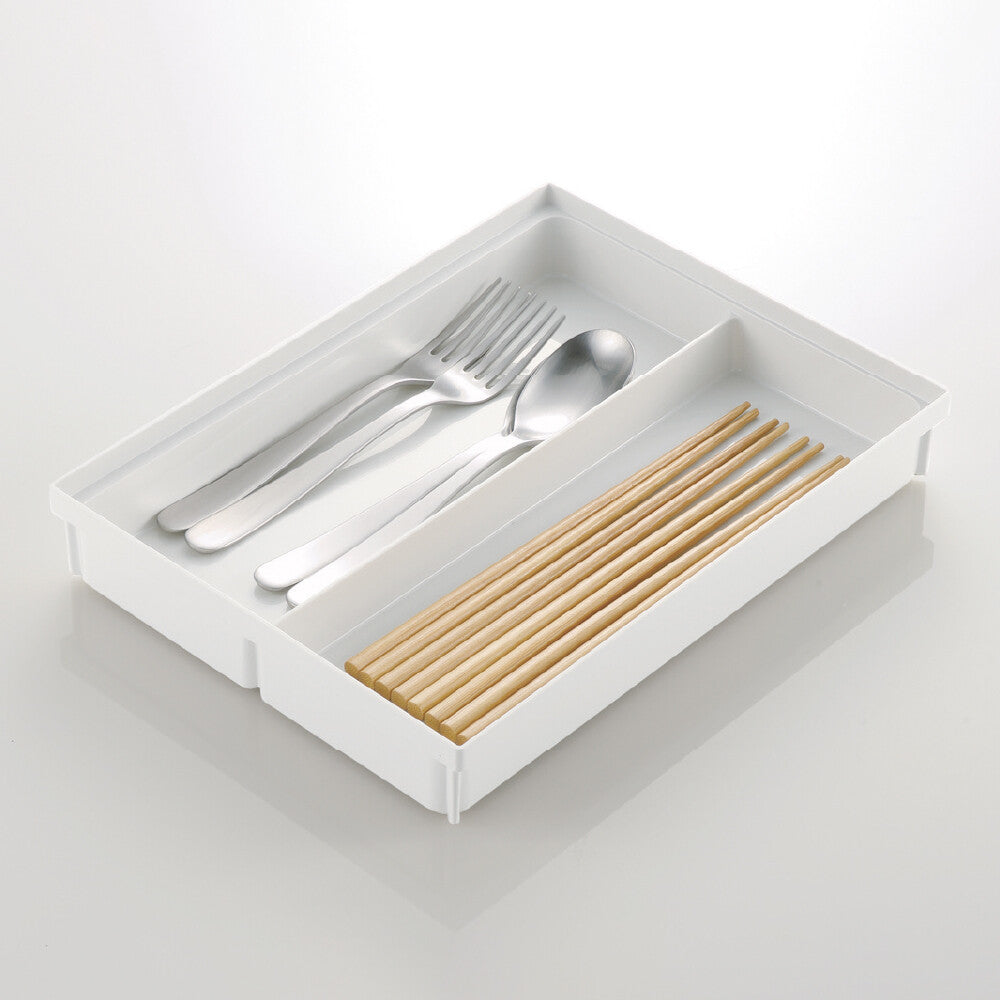 Richell Totono Drawer Cutlery Pocket R Wide White