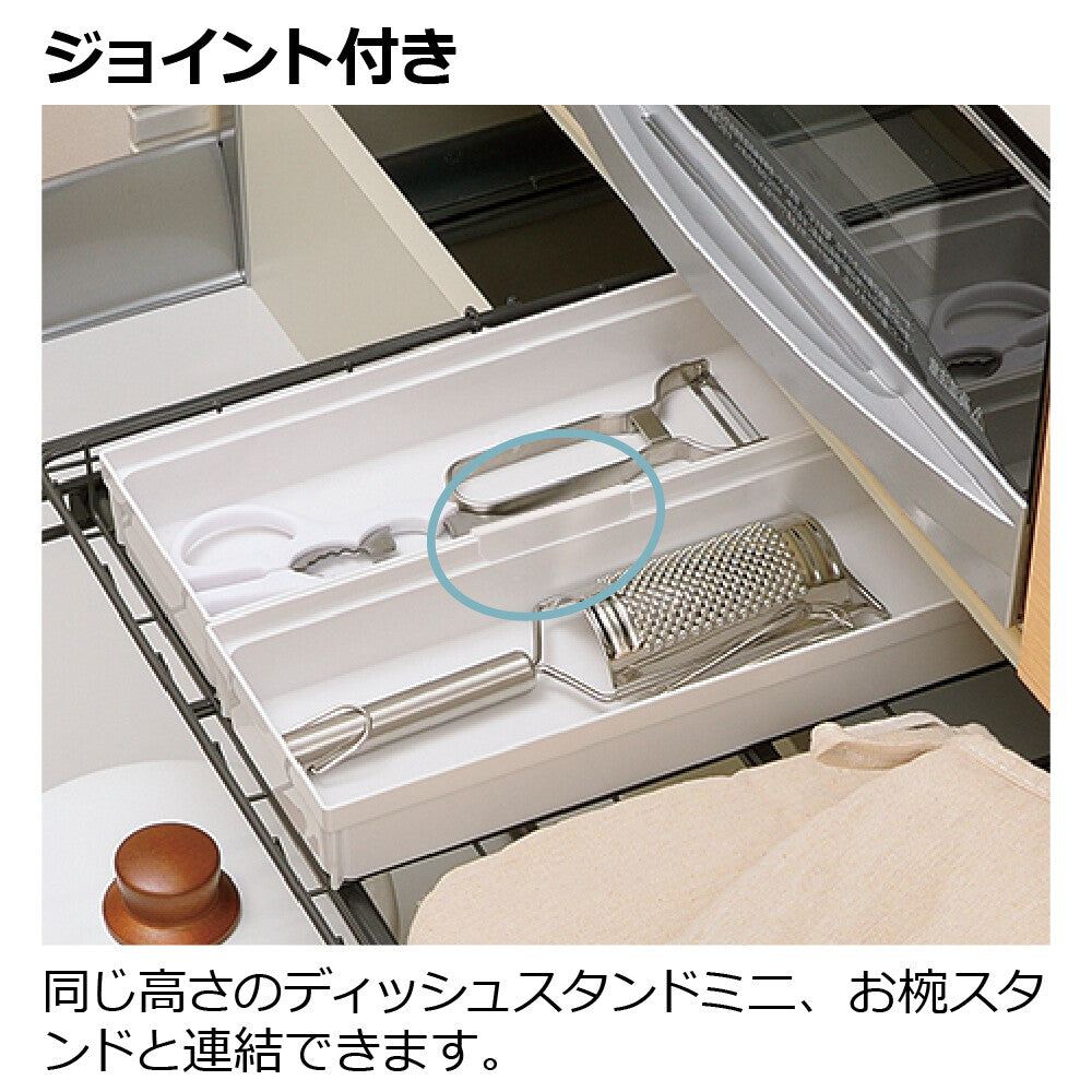 Richell Totono Drawer Kitchen Tool Box White