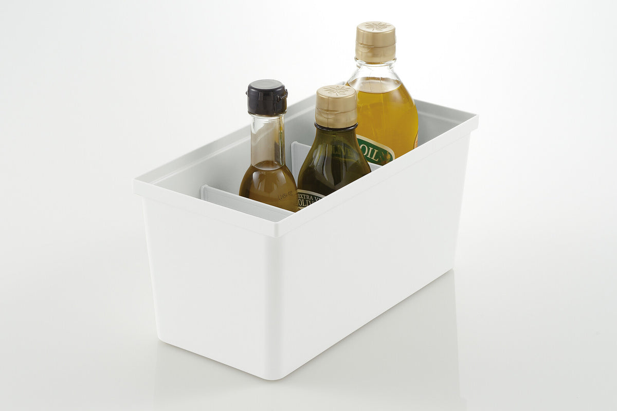 Richell Totono Condiment Storage Box for Drawers R White
