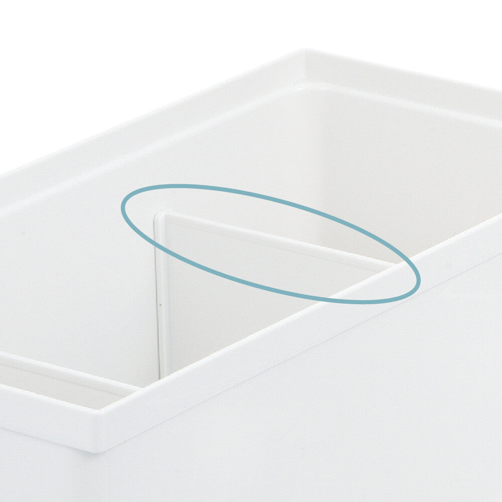 Richell Totono Condiment Storage Box for Drawers R White