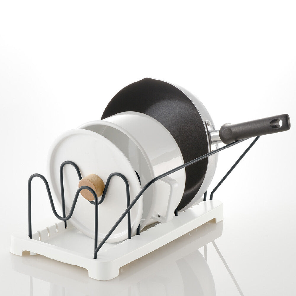 Richell Totono Drawer Pot & Pan Stand White
