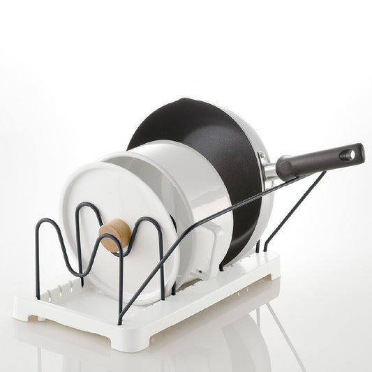 Richell Totono Drawer Pot & Pan Stand White