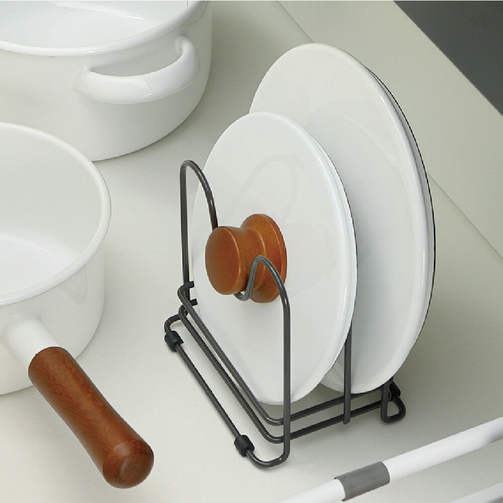 Richell Totono Drawer Pot Lid Stand White