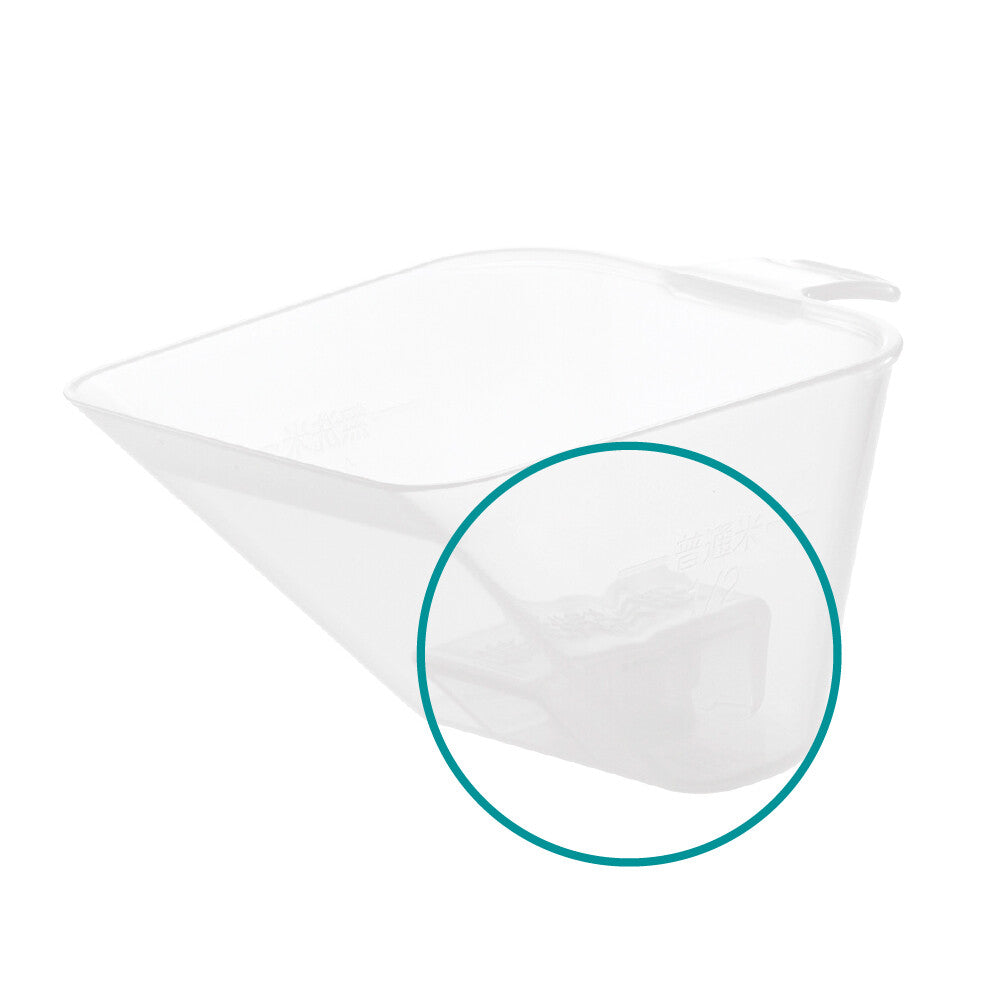 Richell Totono Drawer Rice Storage Bin White