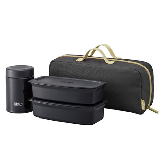 Thermos Soup Lunch Set Smoke Black 12-Pack JEA-1001