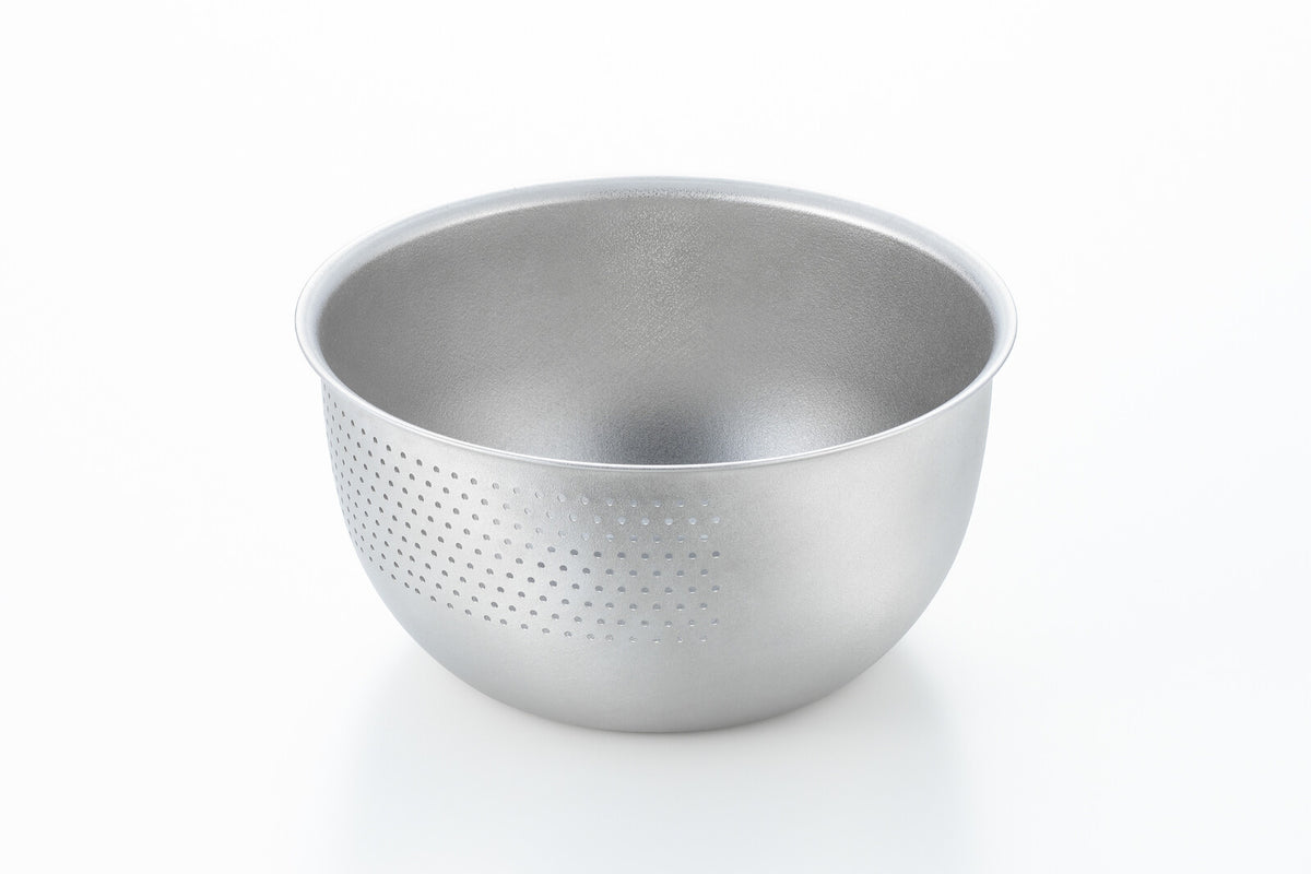 Yoshikawa Shape of Life Stainless Steel Rice Washing Bowl 21cm YJ3646