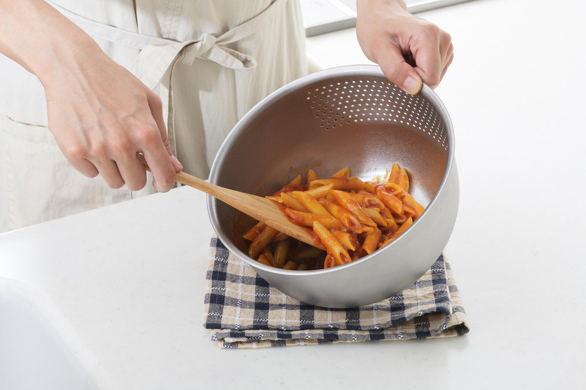 Yoshikawa Shape of Life Stainless Steel Rice Washing Bowl 21cm YJ3646
