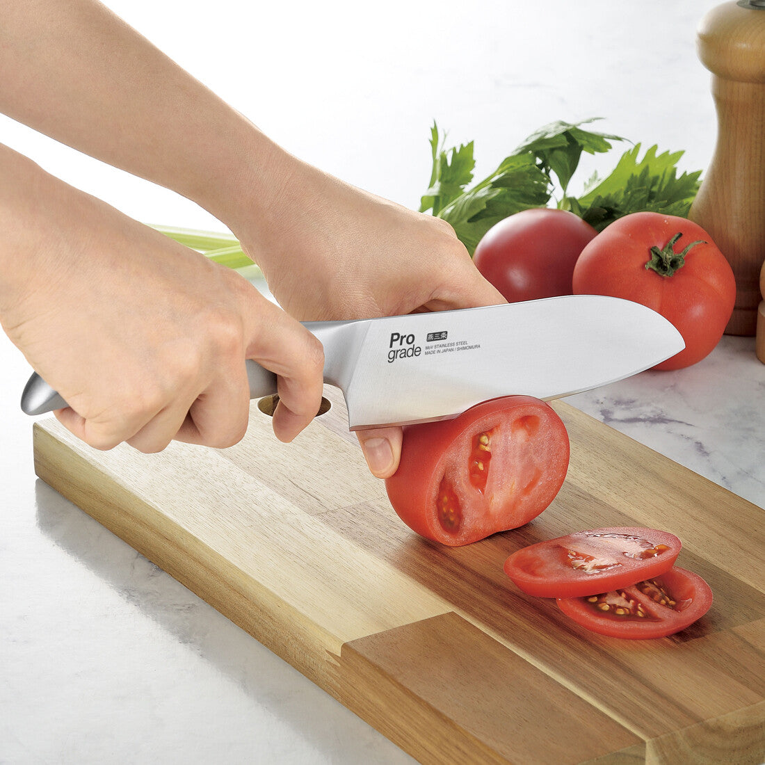 Shimomura Pro Grade All Stainless Sharp Gyuto Chef Knife PG-108