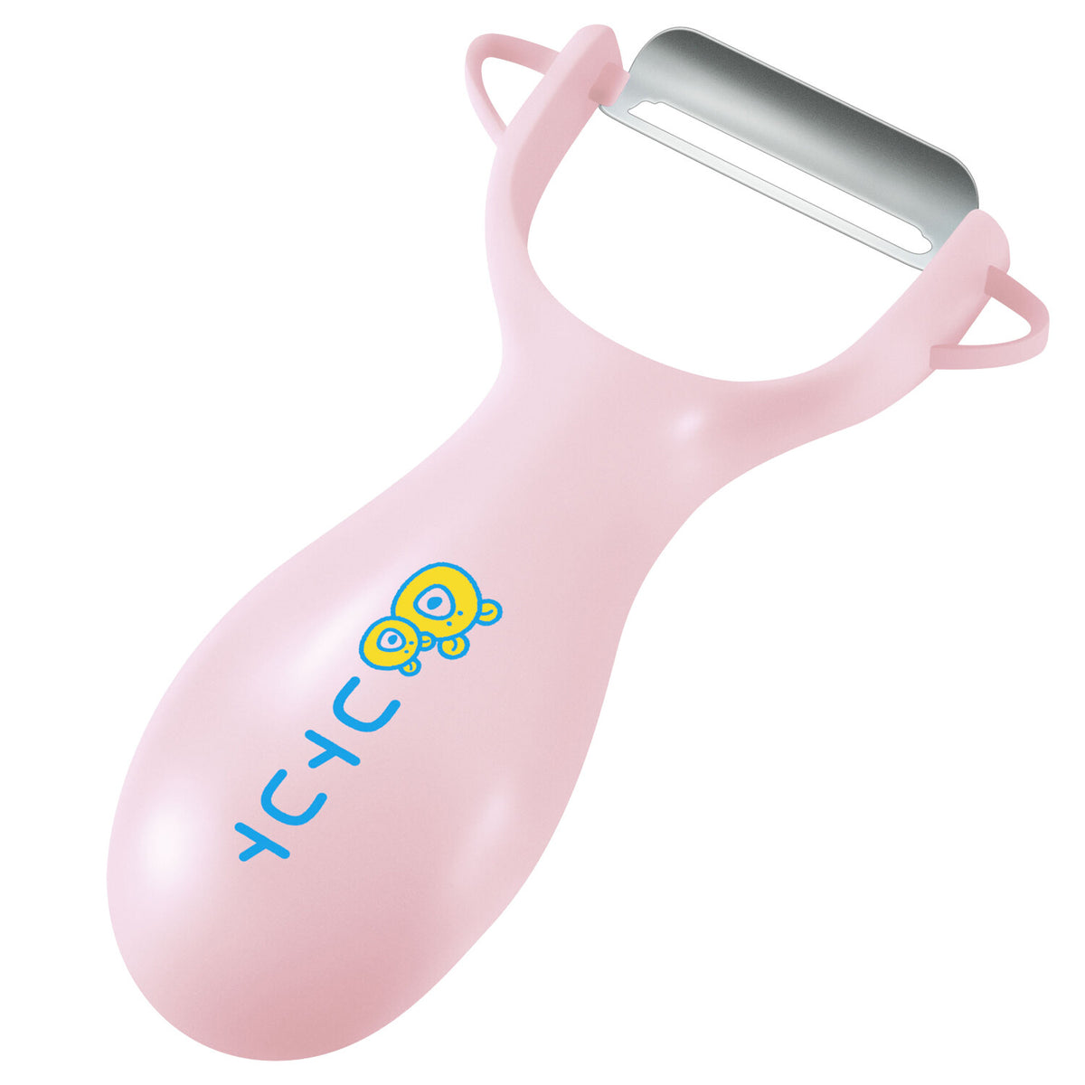 Shimomura Kotokoto Easy Grip Kids Peeler Pink CO-603P