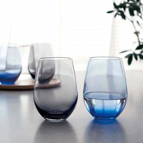 Toyo-Sasaki Glass 12 Tumbler Smoke 360ml