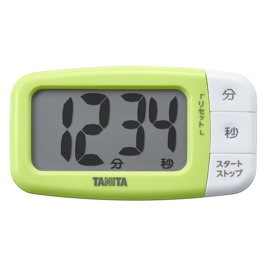 Tanita Large Display Kitchen Timer Avocado Green TD-430