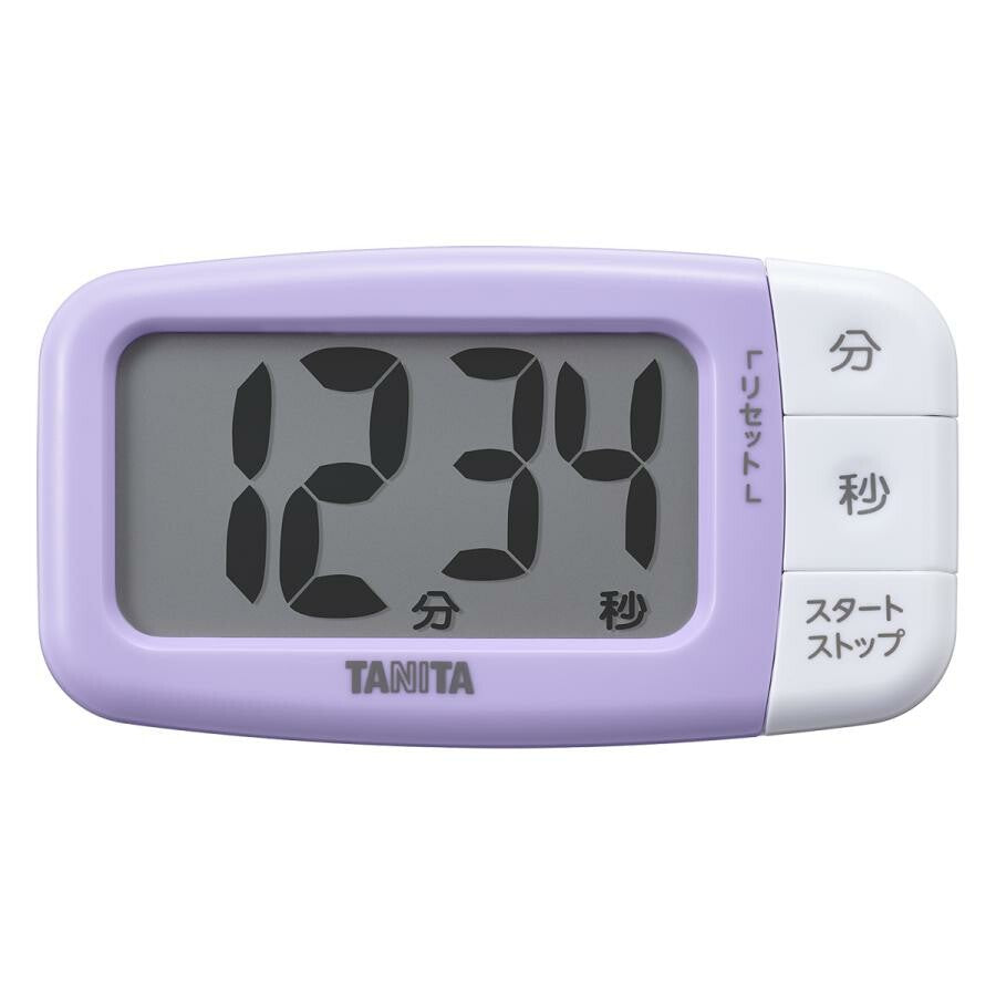 Tanita Large Display Kitchen Timer Blueberry Purple TD-430