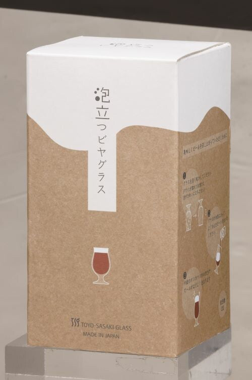Toyo-Sasaki Glass Foaming Beer Glass Tumbler 360ml