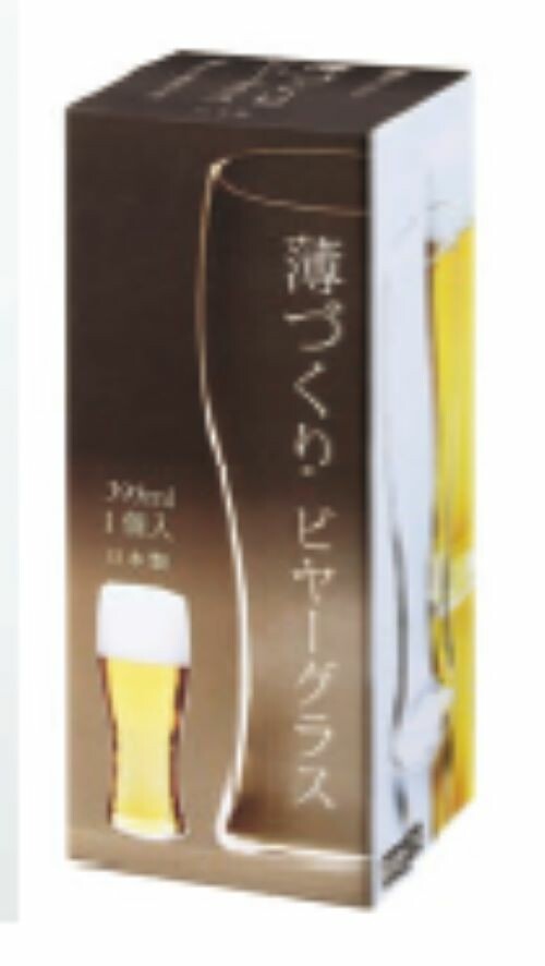 Toyo-Sasaki Glass Usugori Thin Ice Beer Glass