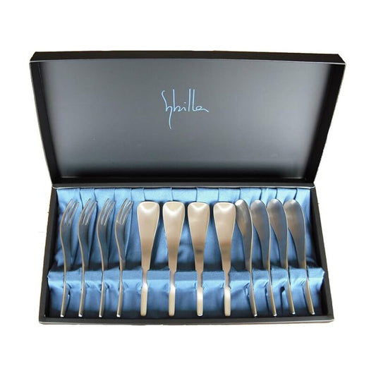 Sakurai Sibilla Septima Dolce Break Dessert Cutlery Set 12 Pcs S7-06
