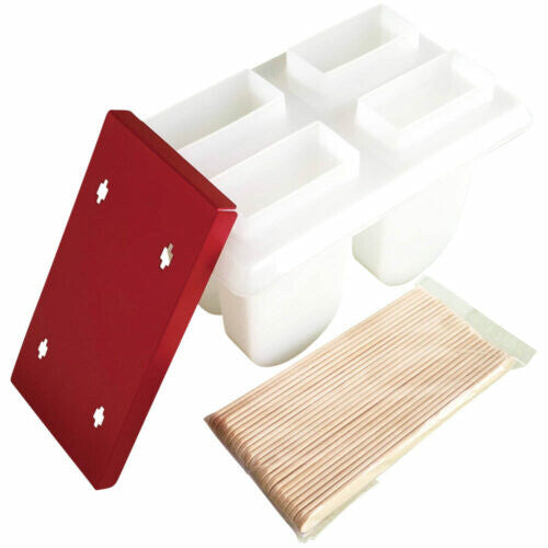 Tiger Crown Ice Pop Mold Candy Maker 4 Pcs Red 226