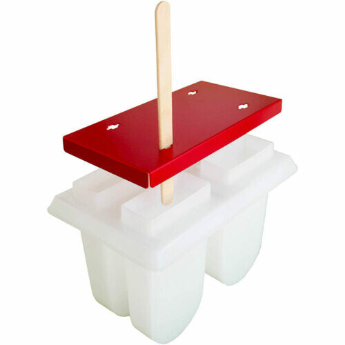 Tiger Crown Ice Pop Mold Candy Maker 4 Pcs Red 226