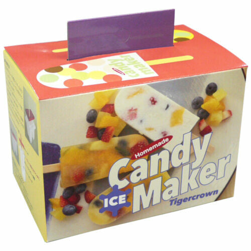 Tiger Crown Ice Pop Mold Candy Maker 4 Pcs Red 226