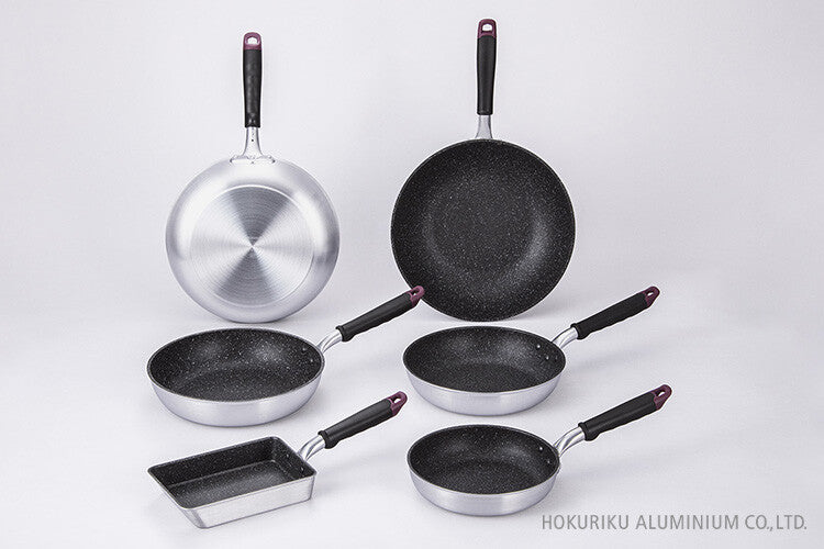 Hokuriku Aluminum Nobori Frying Pan 20cm for Gas Stove A-3011