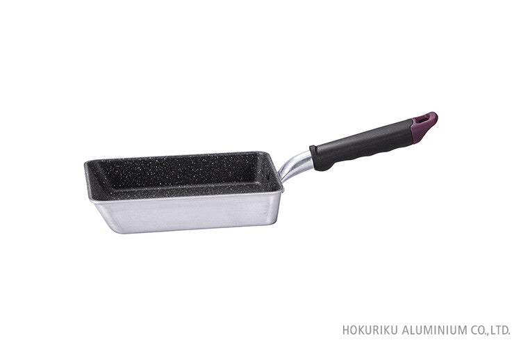 Hokuriku Aluminum Nobori Tamagoyaki Pan 13x19cm for Gas Stove A-3016