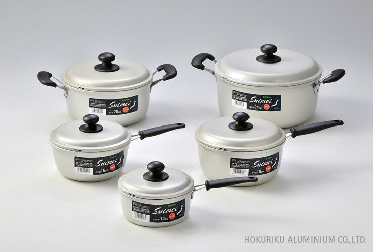 Hokuriku Aluminum Suimei Milk Pan 14cm A-1098