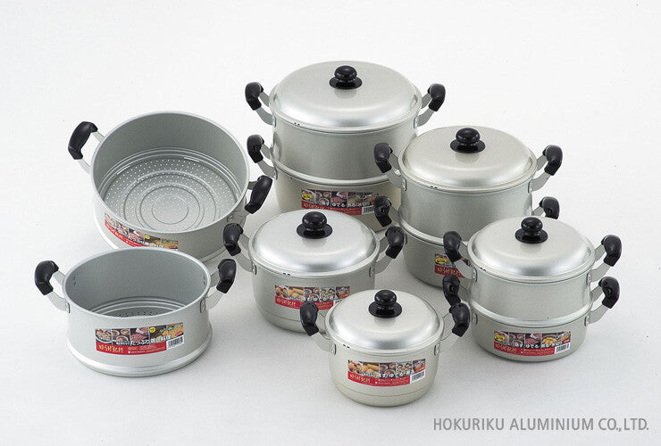 Hokuriku Aluminum Dual Purpose Pot for Gas Stoves 22cm HP32-A2270