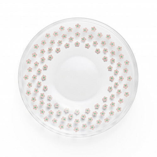 Aderia Retro Glass Plate 12cm Primrose 6829