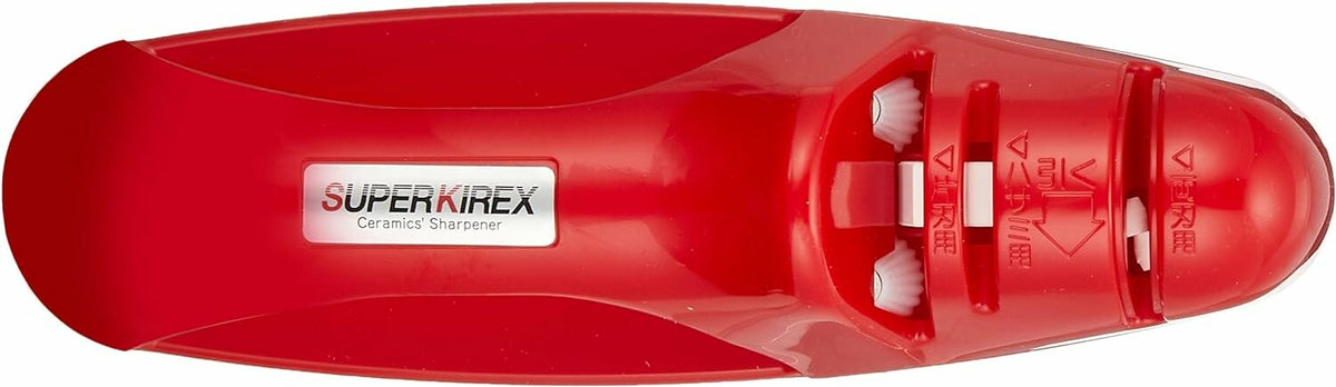 Shimomura Super Kirex Ceramic Knife Sharpener Red CT-14R