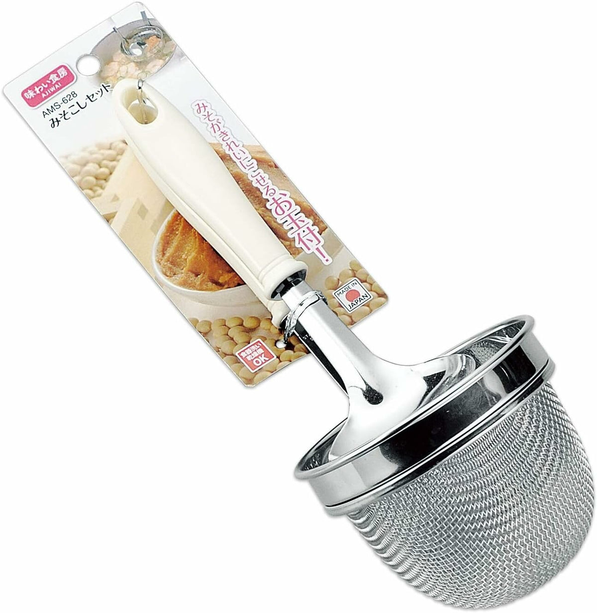 Shimomura Ajiwai Shokubo Miso Strainer Set AMS-628