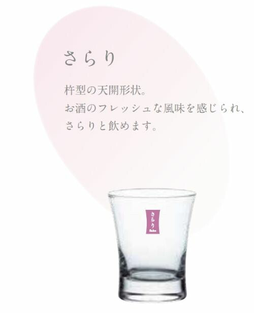 Toyo-Sasaki Glass Sarari Sake Glass 140ml