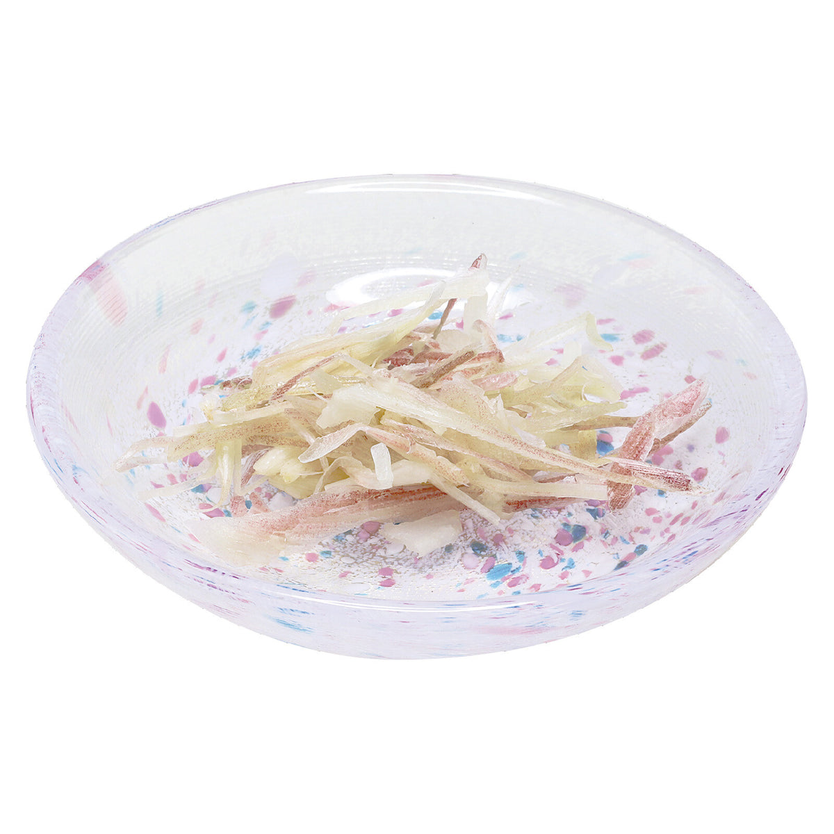 Toyo-Sasaki Glass Iroshizuku Mamezara Small Plate Pale Pink 10.7cm