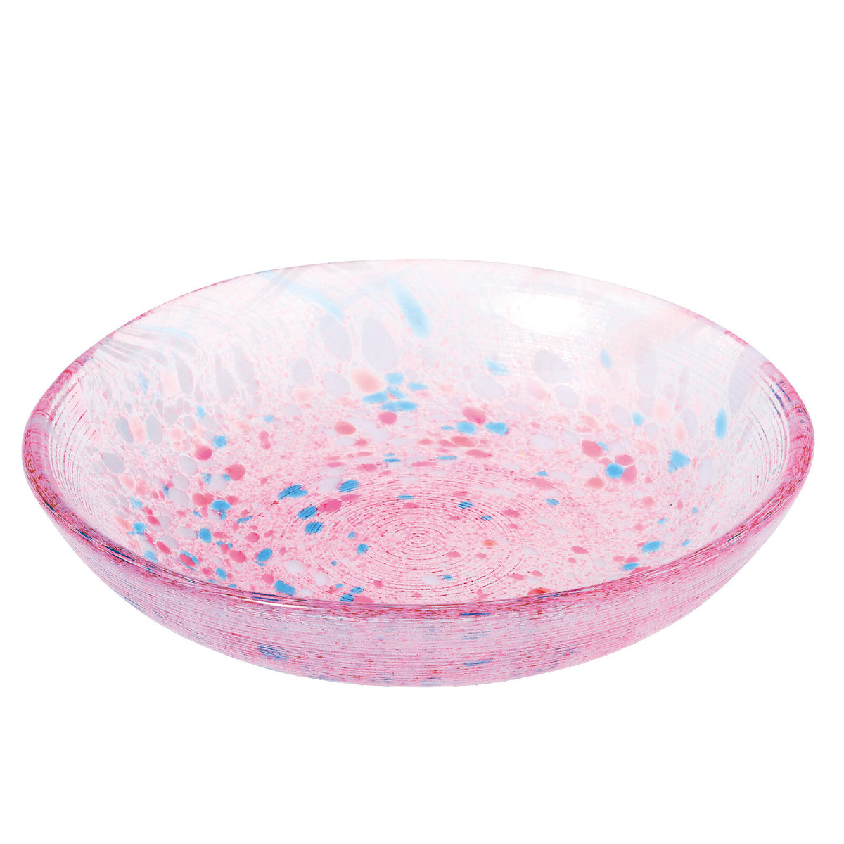 Toyo-Sasaki Glass Iroshizuku Mamezara Small Plate Pink 10.7cm