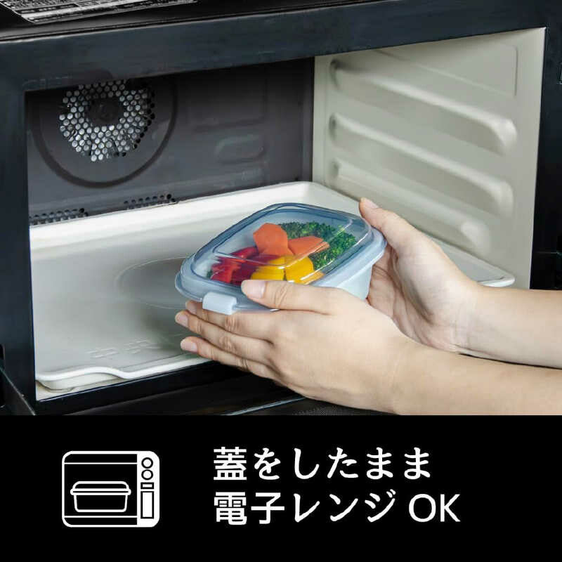 CB Japan Microwave-to-Table Container Set M 3-Pack Green
