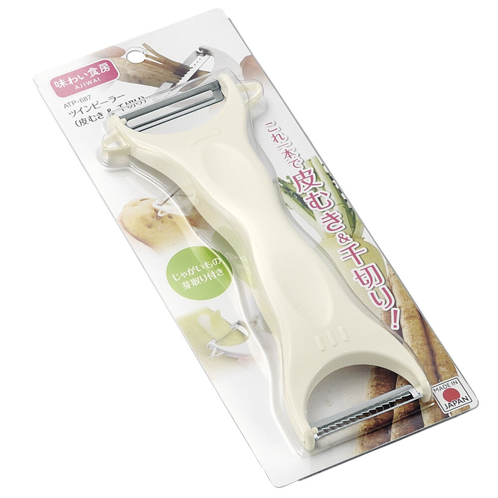 Shimomura Twin Peeler with Julienne Blade ATP-687
