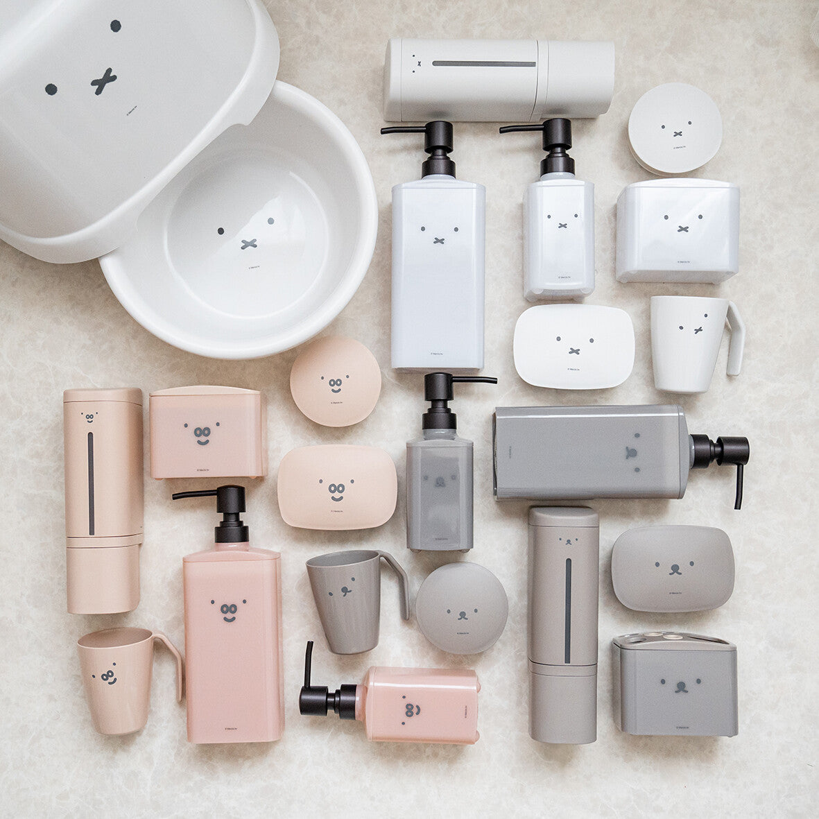 Richell Dick Bruna Dry Cup Pink Beige