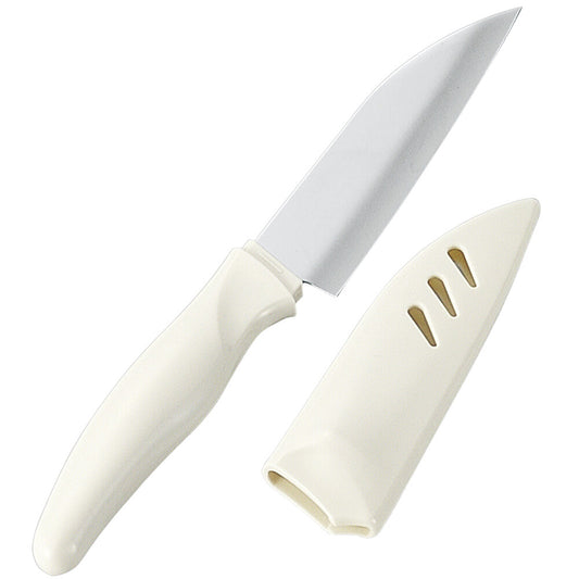 Shimomura Ajiwai Shokubo Fruit Paring Knife with Sheath AFK-103