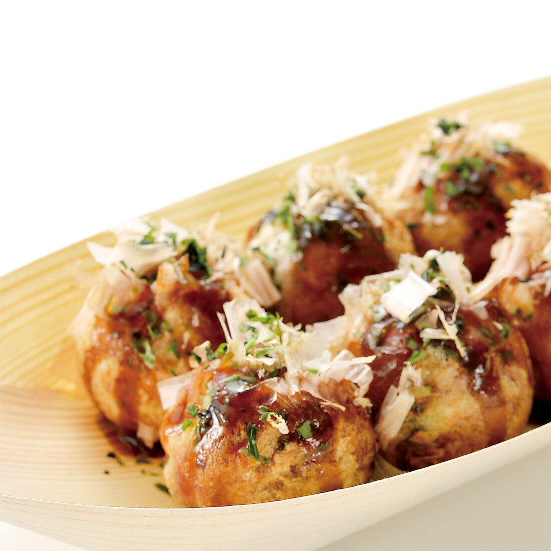 Shimomura Yakipa Takoyaki Serving Plates 10-Pack YP-603