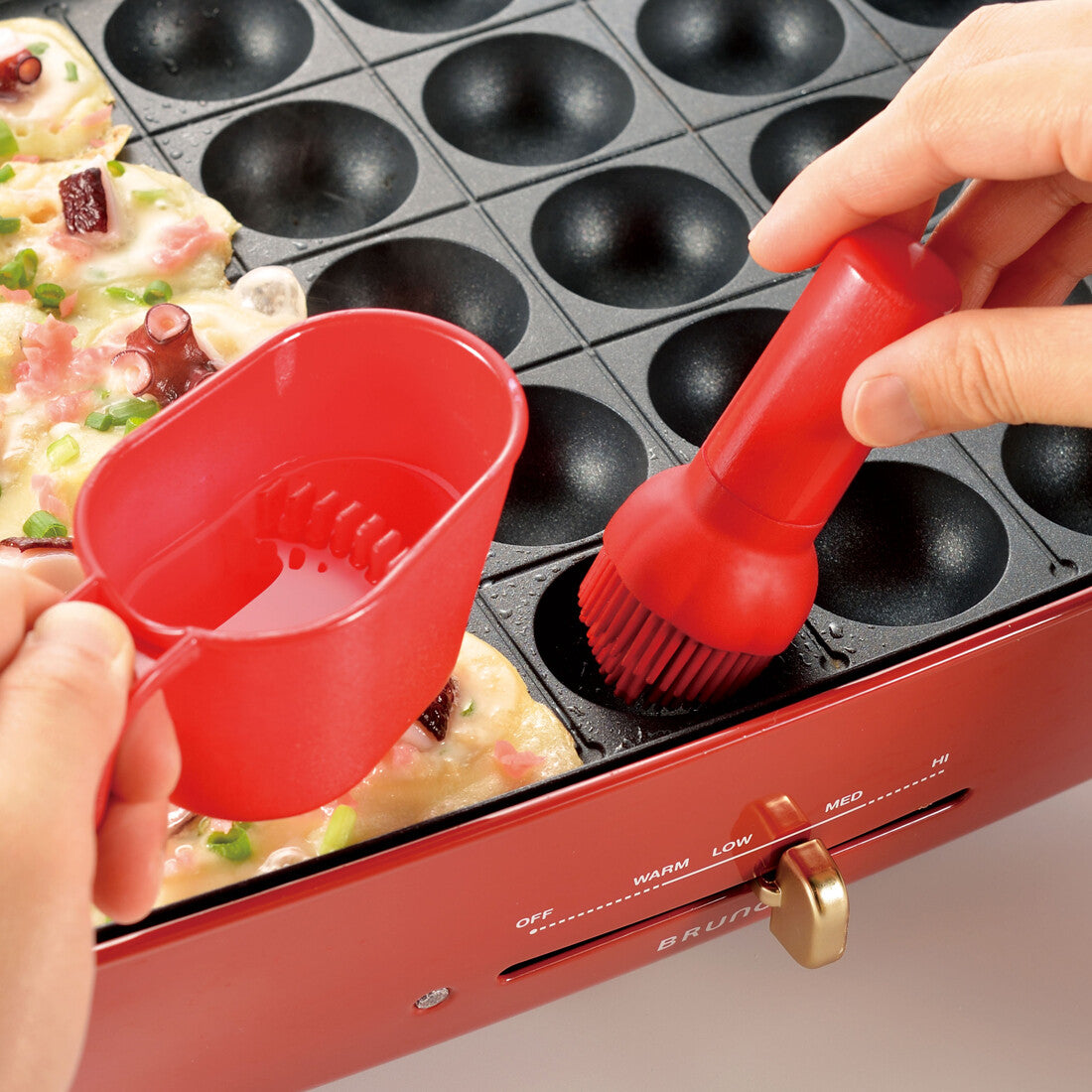 Shimomura Yakipa Takoyaki Oil Brush Set YP-604