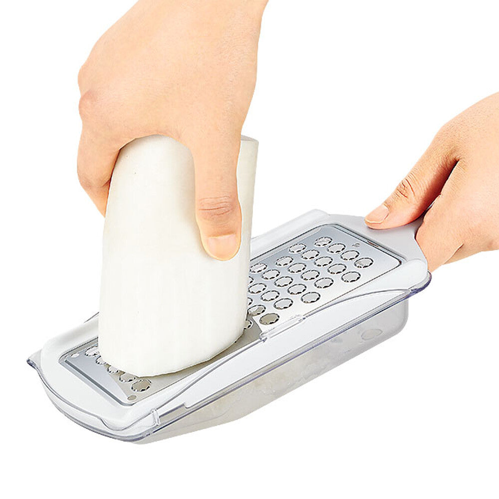 Shimomura Full Veggie Stainless Steel Grater with Container FV-648