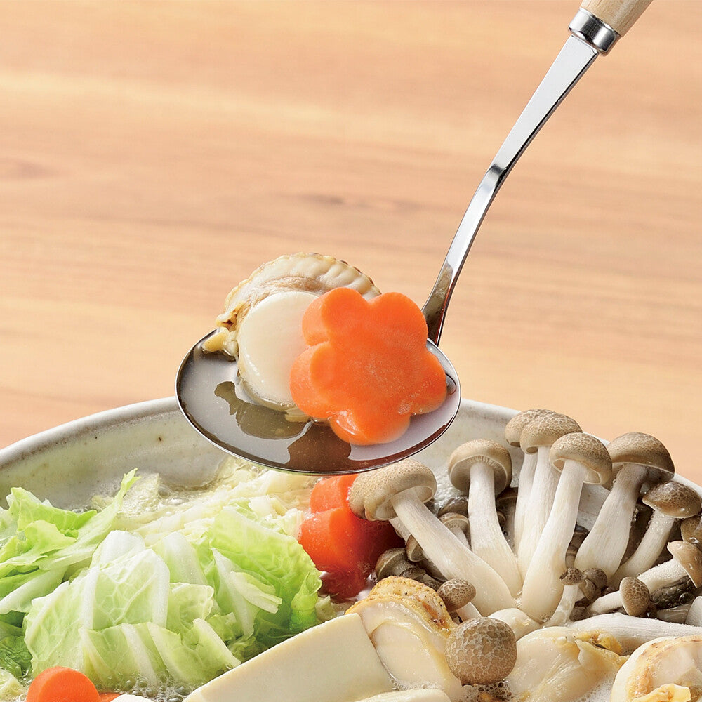 Shimomura Nabetomo Tabletop Ladle with Wooden Handle NBT-201