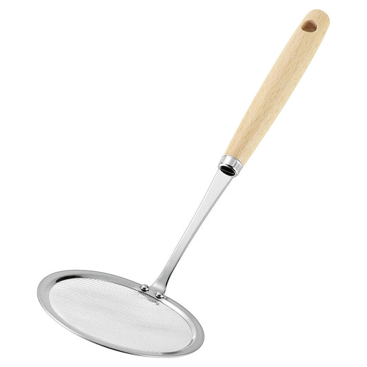 Shimomura Nabetomo Tabletop Skimmer with Wooden Handle NBT-203