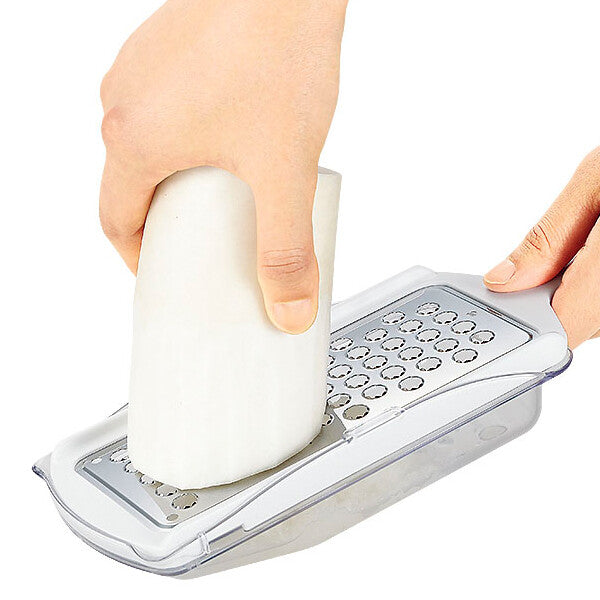 Shimomura Nabetomo Stainless Steel Grater with Container NBT-607