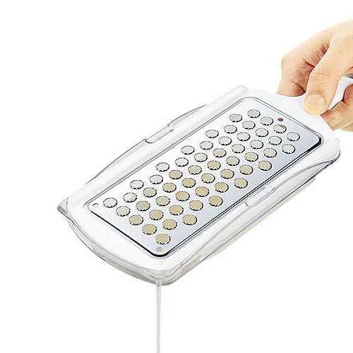 Shimomura Nabetomo Stainless Steel Grater with Container NBT-607