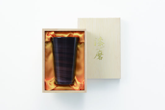 Tamahashi Lacquered Straight Tumbler Purple Shade TS-12