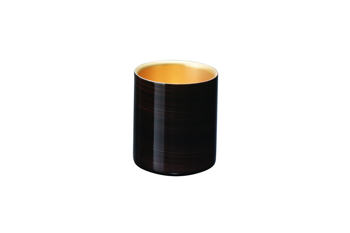 Tamahashi Lacquered Rock Tumbler 2-Piece Set Akizuki and Purple Shade TS-16