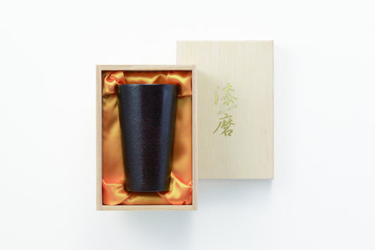 Tamahashi Lacquered Straight Tumbler Oboro Red TS-21